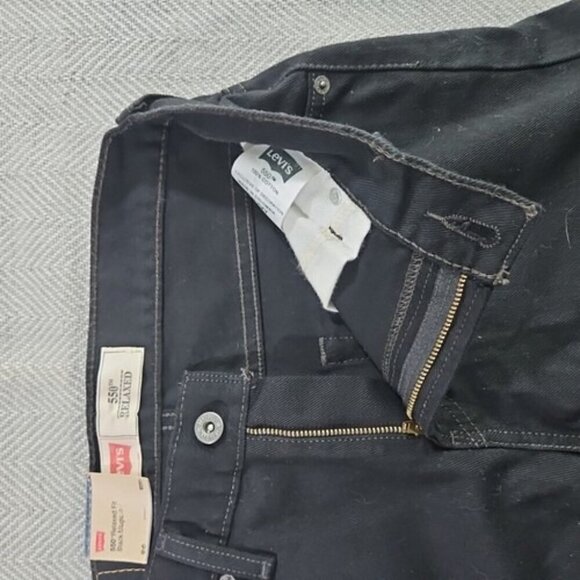 Levi's Jeans 550 Women's 10 Husky Relaxed Fit 28x26 Black Magic NWT - Picture 14 of 16